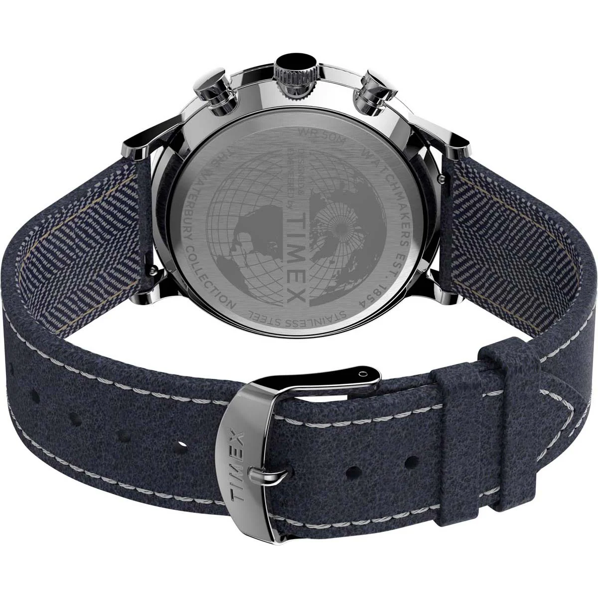 Timex Heritage Collection Men's Quartz Analog Stainless Steel Dial Round Case Stainless-Steel Function  Watch -TW2T71300 - Image 4