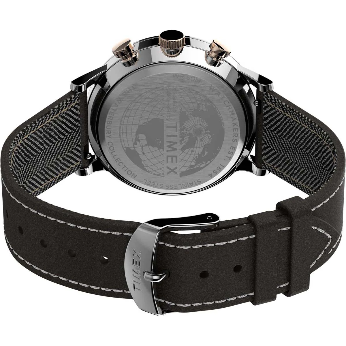 Timex Heritage Collection Men's Quartz Analog Stainless Steel Dial Round Case Stainless-Steel Function  Watch -TW2T71500UJ - Image 4