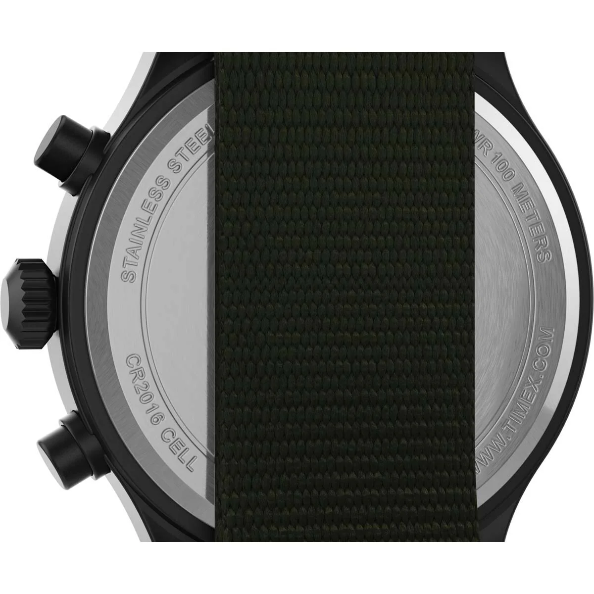 Timex Expedition Men's Quartz Analog Black Dial Round Case Fabric-Double-Layer-Slip-Thru-Strap Function Watch -TW2T72800 - Image 5
