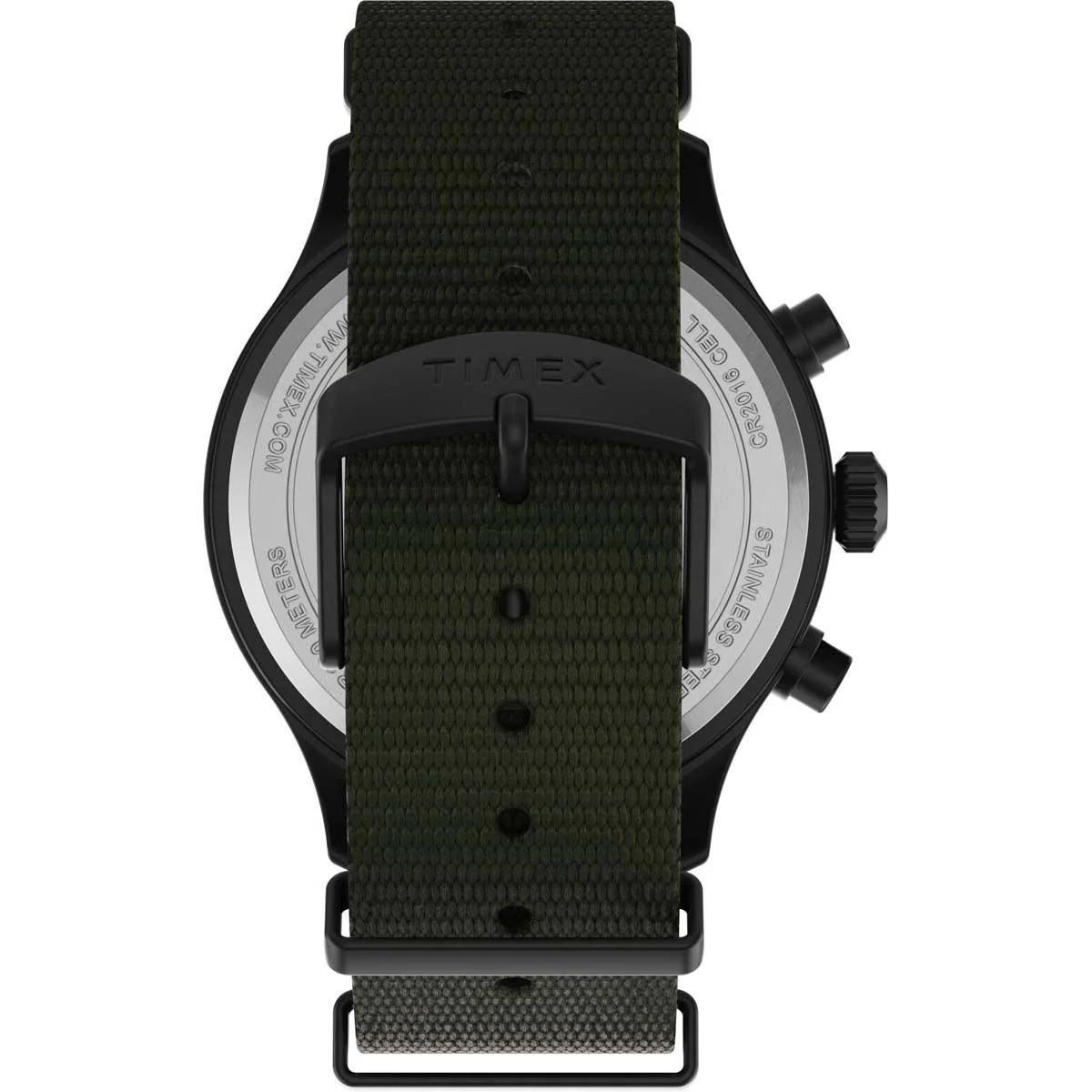 Timex Expedition Men's Quartz Analog Black Dial Round Case Fabric-Double-Layer-Slip-Thru-Strap Function Watch -TW2T72800 - Image 8