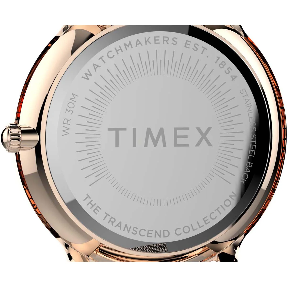 Timex Global Women's Rose Gold-Tone Dial  Case Stainless-Steel-Mesh-Bracelet Function Watch -TW2T73900 - Image 6