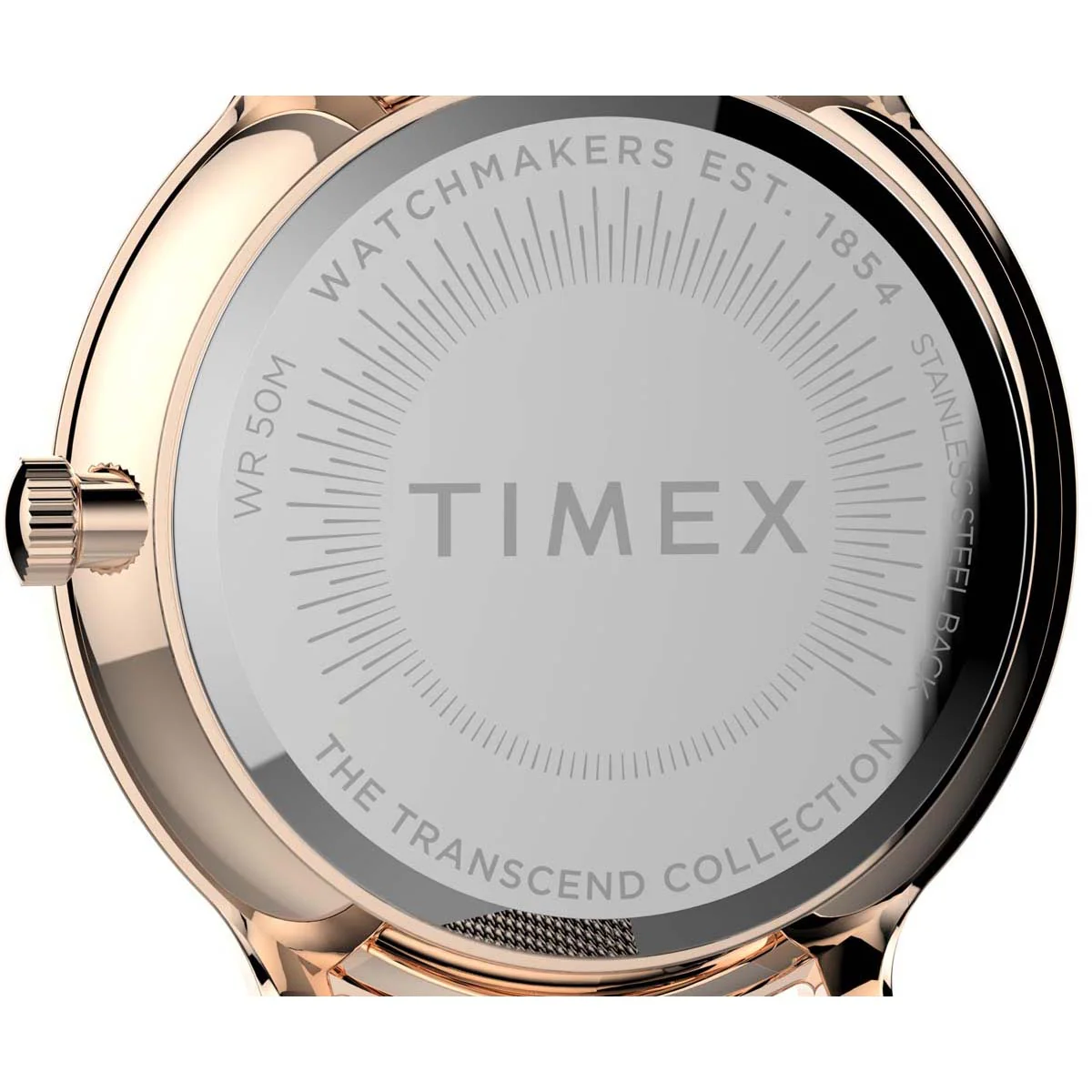 Timex Global Women's Rose Gold-Tone Dial  Case Stainless-Steel-Mesh-Bracelet Function Watch -TW2T74500 - Image 10