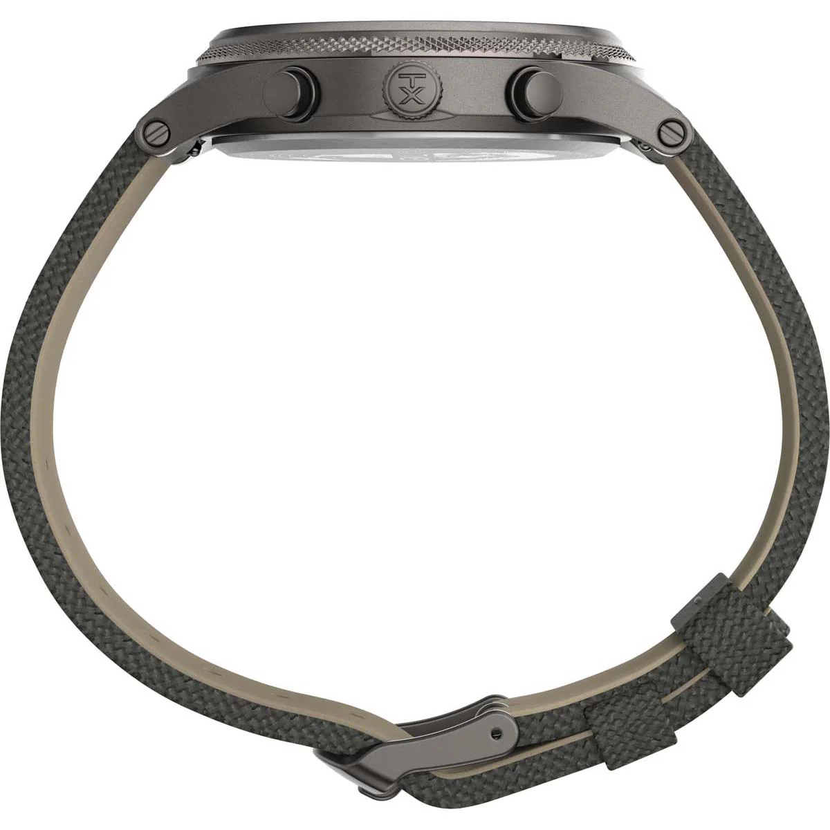 Timex Military Men's Quartz Analog Silver-Tone Dial Round Case Fabric-Strap Function Watch -TW2T75700 - Image 2