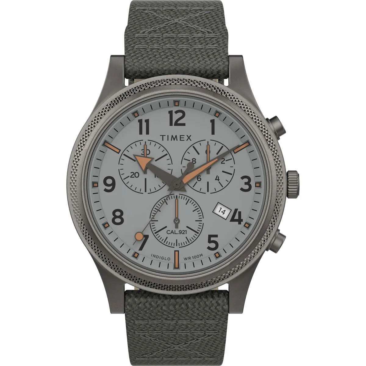 Timex Military Men's Quartz Analog Silver-Tone Dial Round Case Fabric-Strap Function Watch -TW2T75700 - Image 5