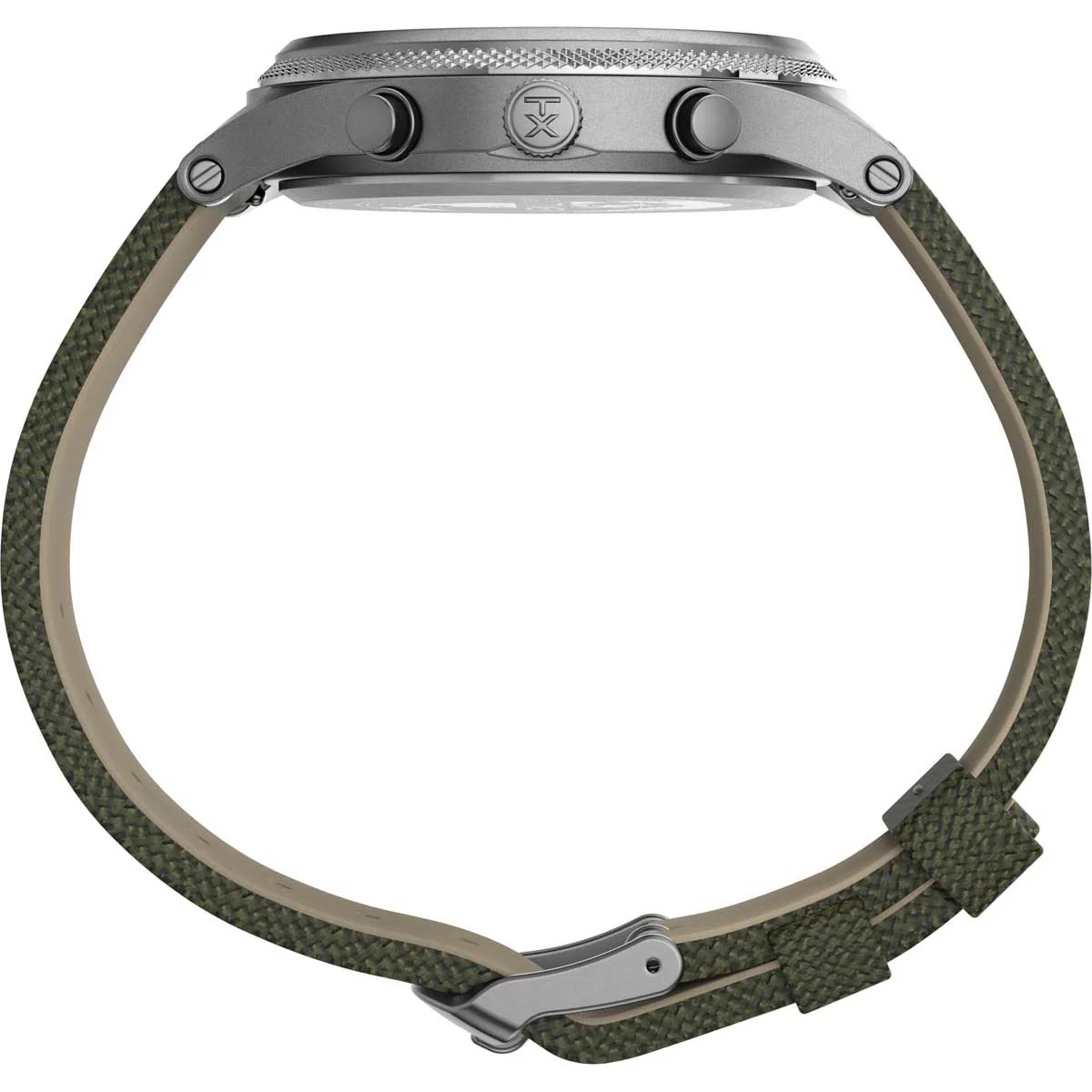 Timex Military Men's Quartz Analog Silver-Tone Dial Round Case Fabric-Strap Function Watch -TW2T75800 - Image 6