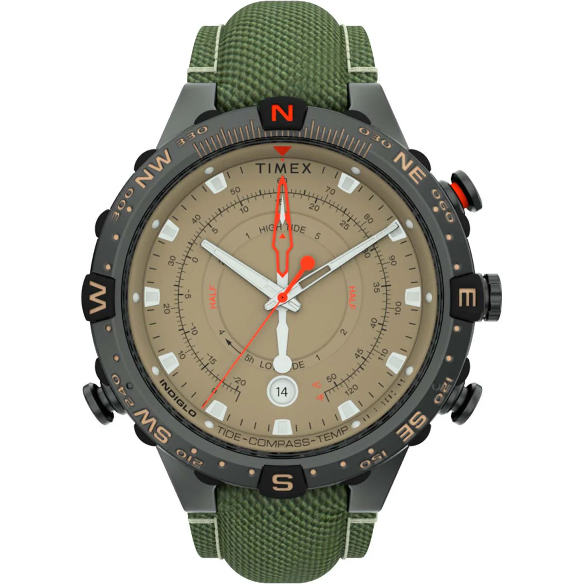Timex Military Men's Quartz Analog Gunmetal Dial Round Case Stainless-Steel Function  Watch -TW2T76500 - Image 4