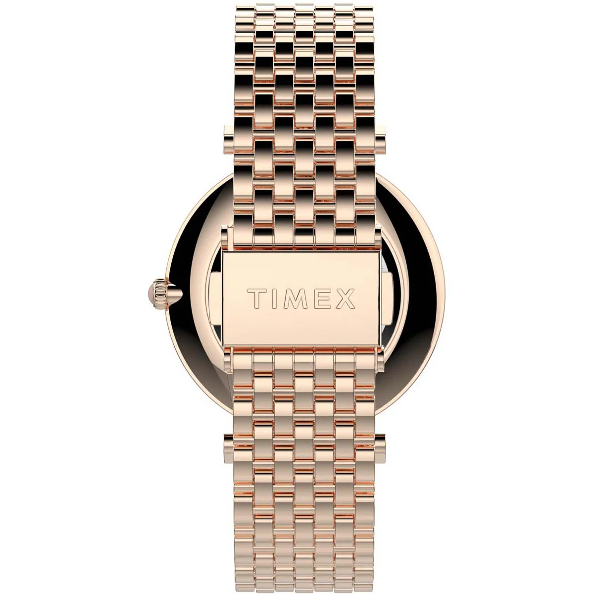 Timex City Collection Women's Quartz Analog Rose Gold-Tone Dial Round Case Stainless-Steel Function  Watch -TW2T79200 - Image 8