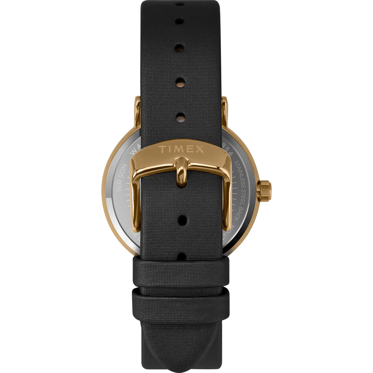 Timex Global Women's Gold-Tone Dial  Case Leather-Strap Function Watch -TW2T87600 - Image 3
