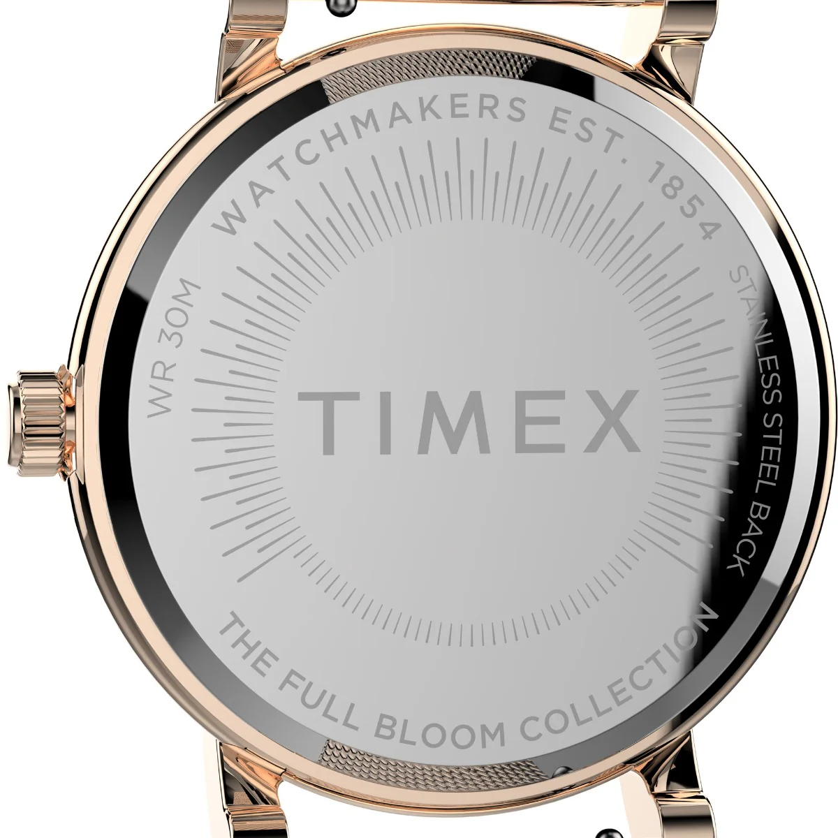 Timex Global Women's Rose Gold-Tone Dial  Case Stainless-Steel-Mesh-Bracelet Function Watch -TW2U18700 - Image 5