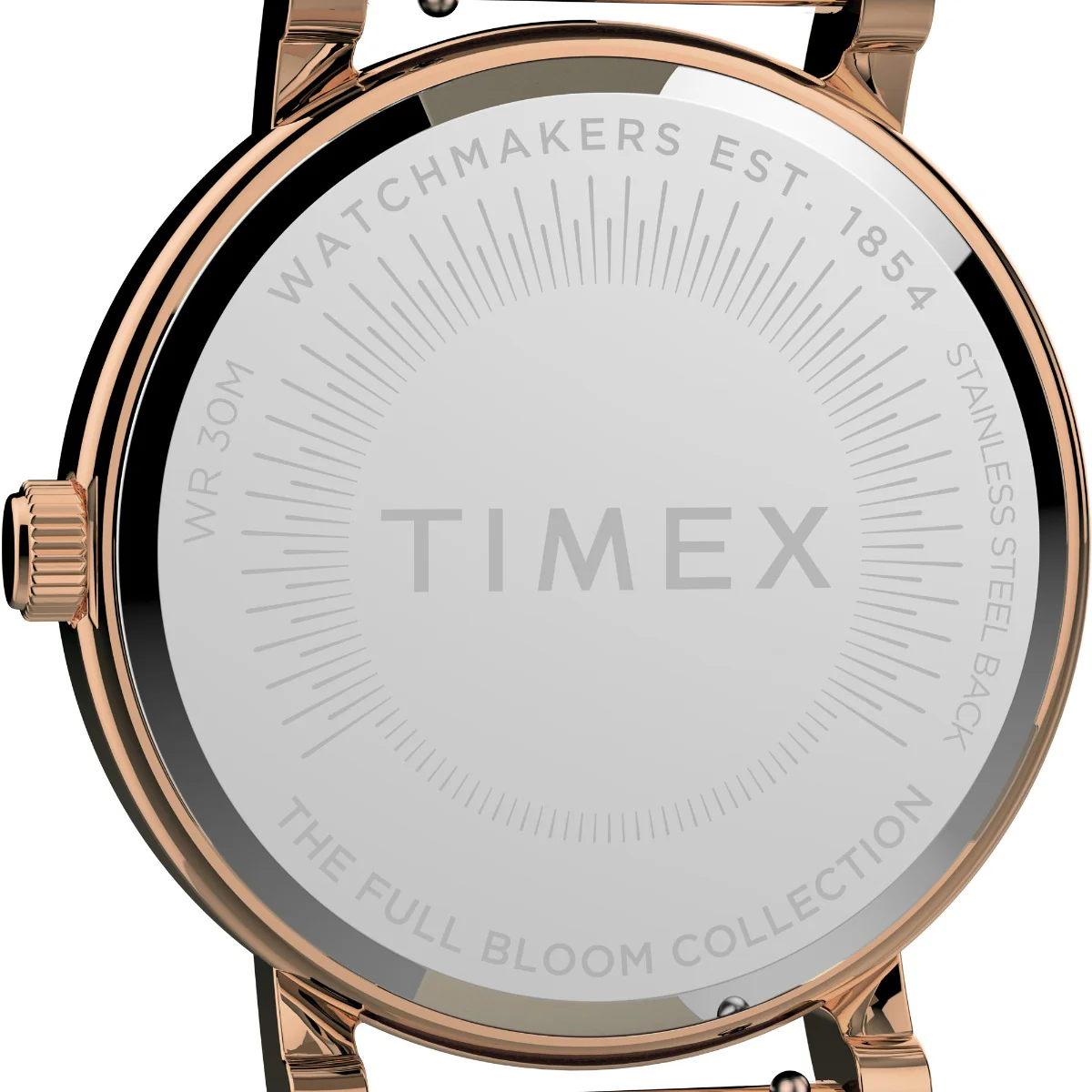 Timex Global Women's Rose Gold-Tone Dial  Case Stainless-Steel-Mesh-Bracelet Function Watch -TW2U19500 - Image 5