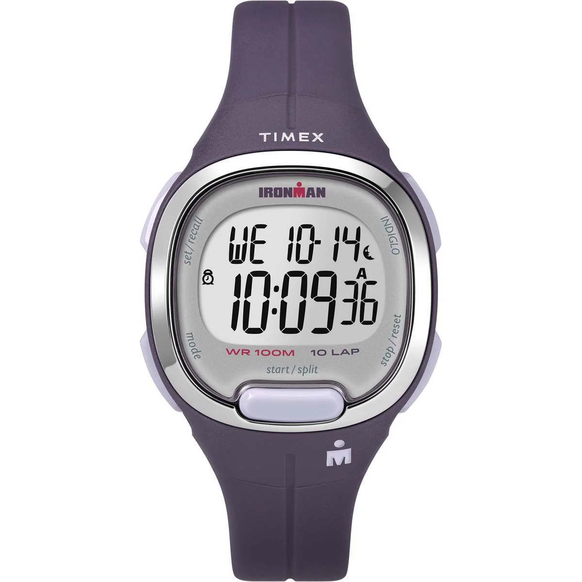 Timex Ironman Transit Women's Digital Purple Dial Pillowcase Case Durable-Resin-Strap Function Watch -TW5M19700 - Image 6