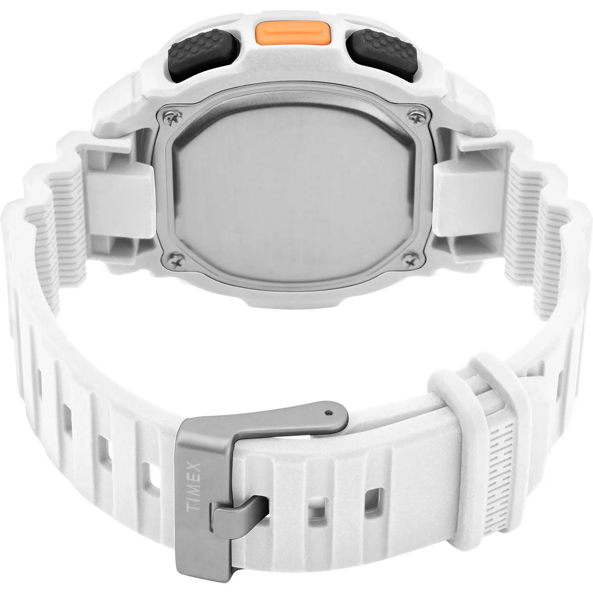 Timex Digital Men's Quartz Analog White Dial Square Case Shock-Resistant-Watch Function Watch -TW5M26400 - Image 8