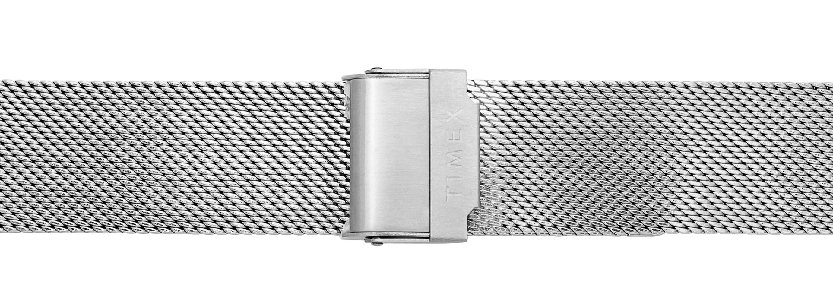 Timex Empera Men's Silver Dial Rectangle Case 2 Hands Function Watch -TWEG17310 - Image 3