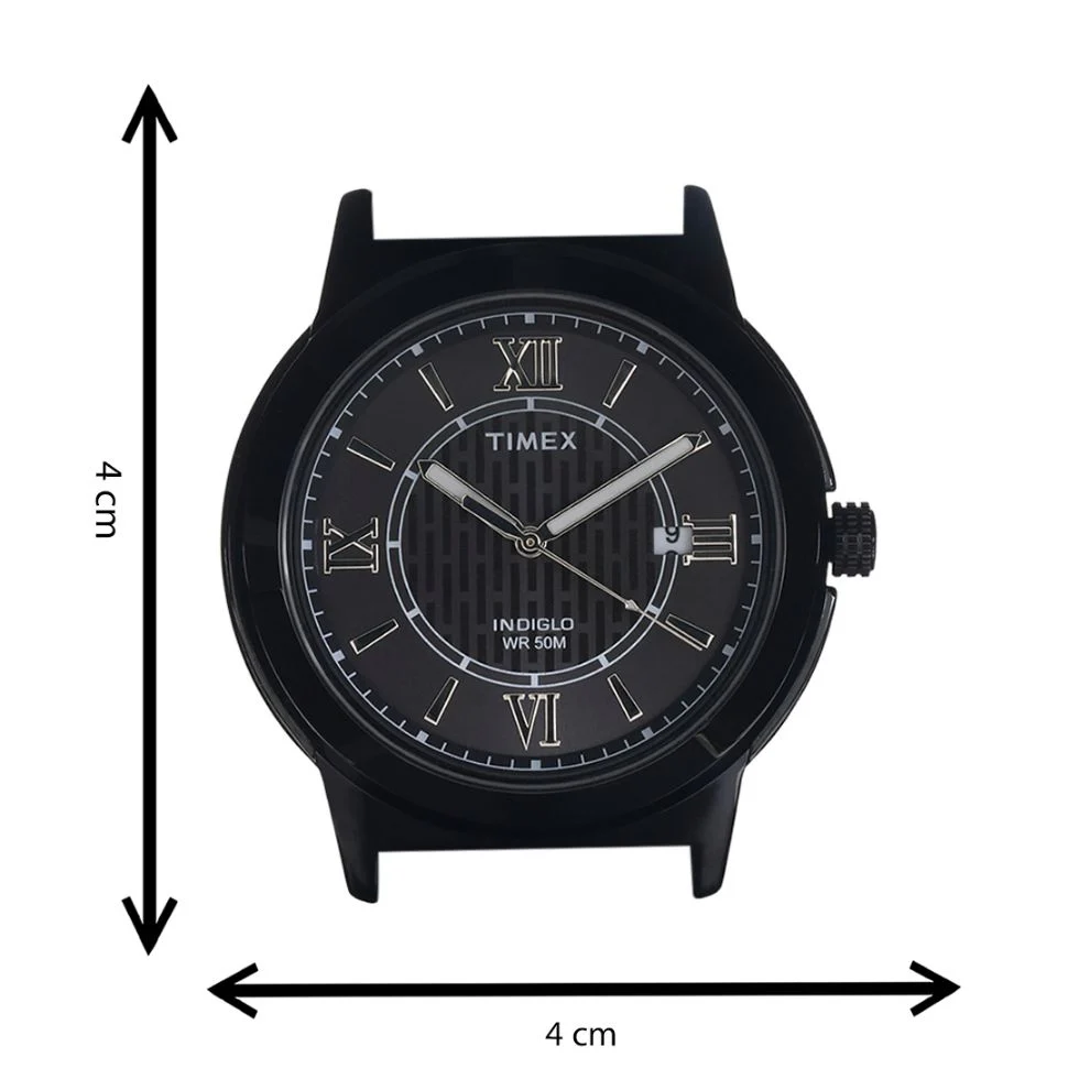 Timex Fashion Men's Black Dial Round Case Date Function Watch -TWEG18004 - Image 9