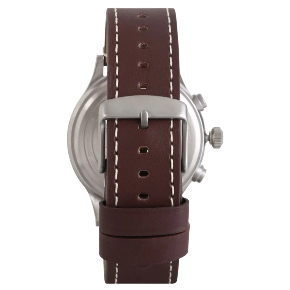 Timex Fashion Men's Beige Dial Round Case Chronograph Function Watch -TWEG18200 - Image 12