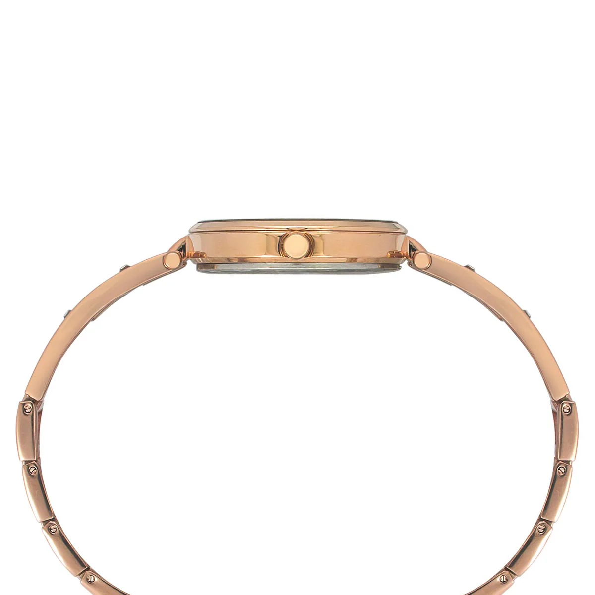 Timex Fria Women Rose Gold Round Analog Watch - TWEL15300 - Image 4