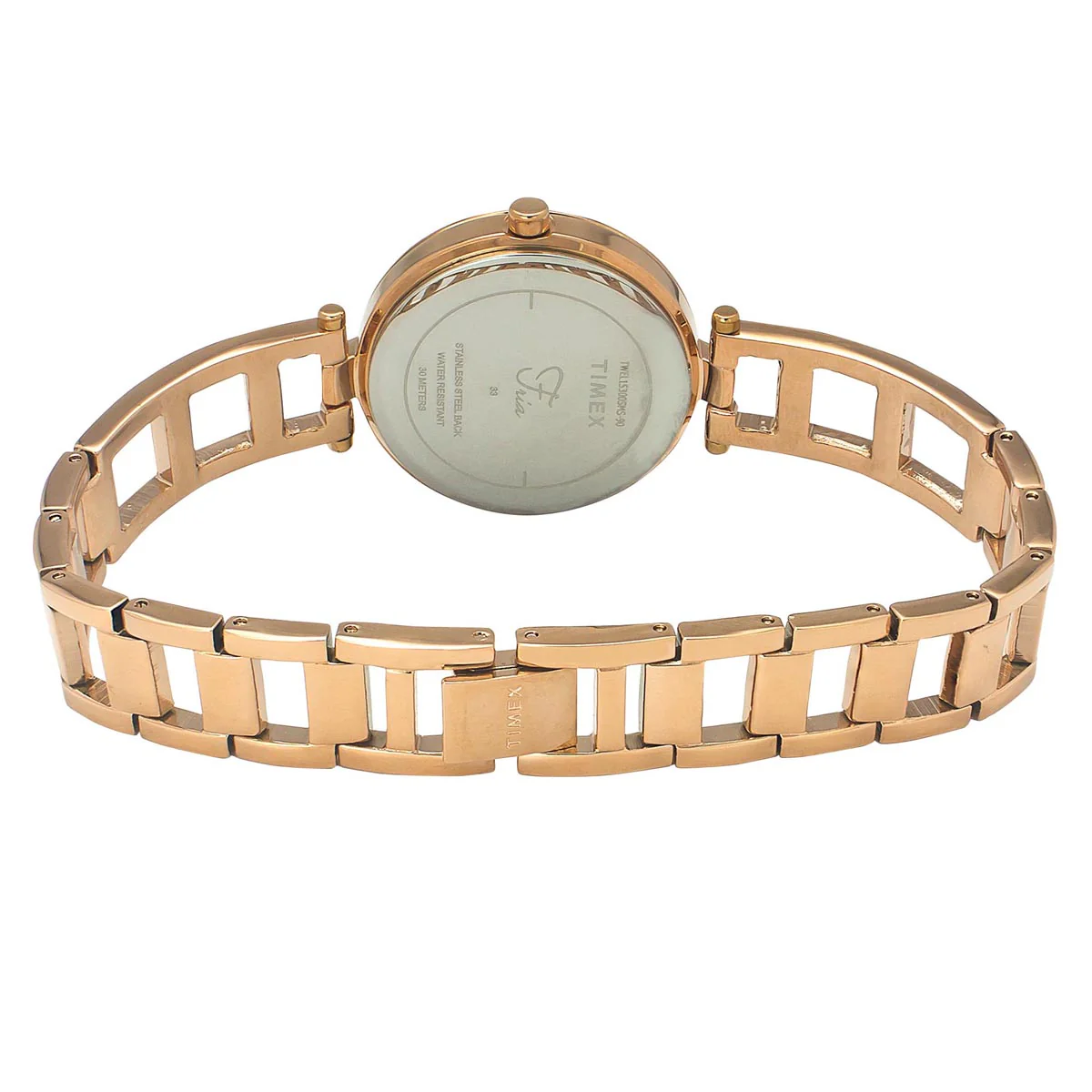 Timex Fria Women Rose Gold Round Analog Watch - TWEL15300 - Image 5