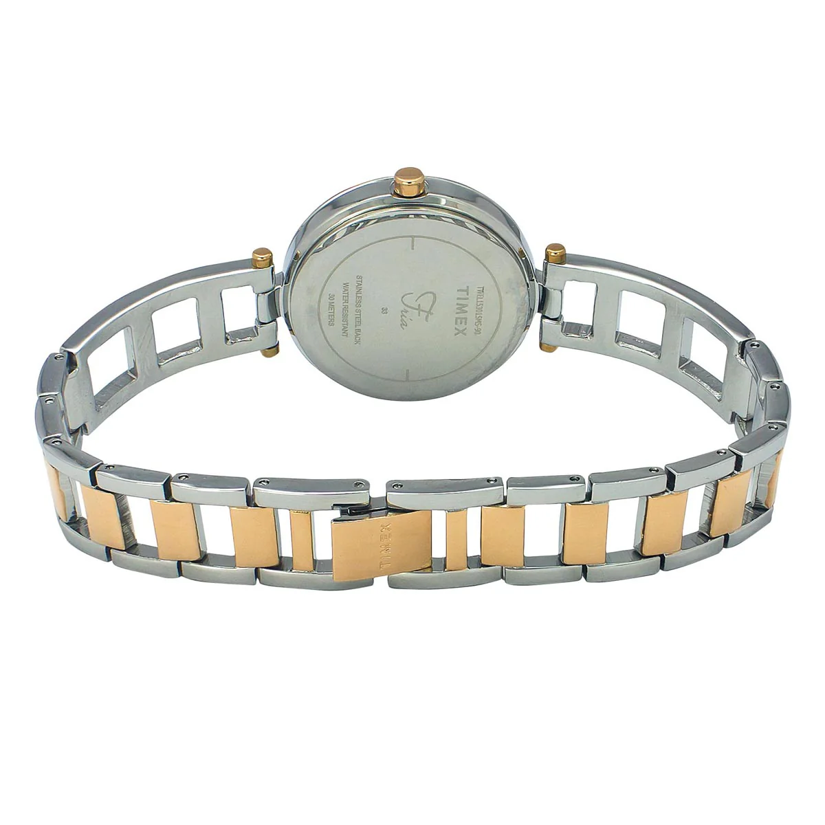 Timex Fria Women Silver Round Analog Watch - TWEL15301 - Image 5