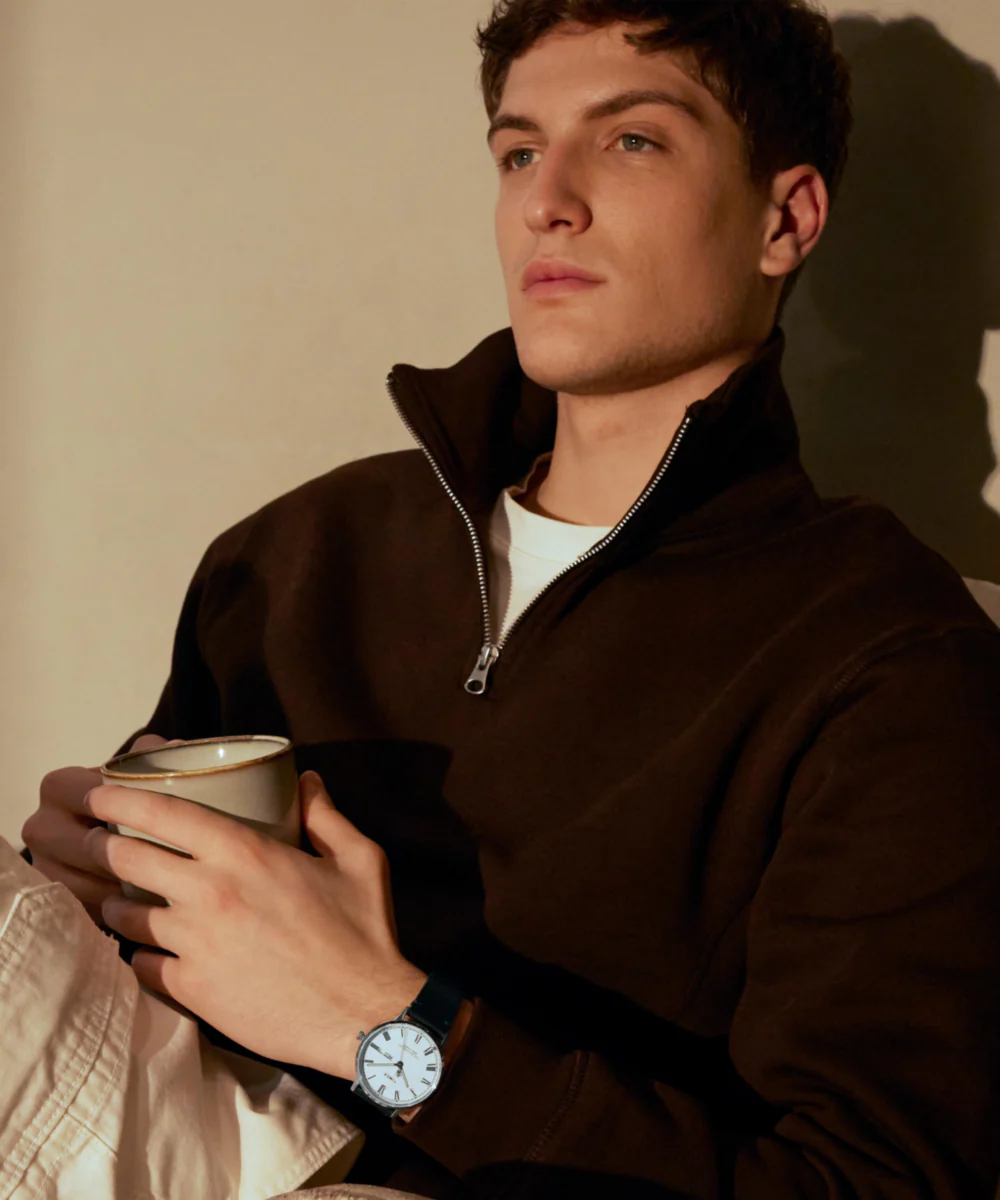 Waterbury Classic 40mm Leather Strap Watch - Image 2