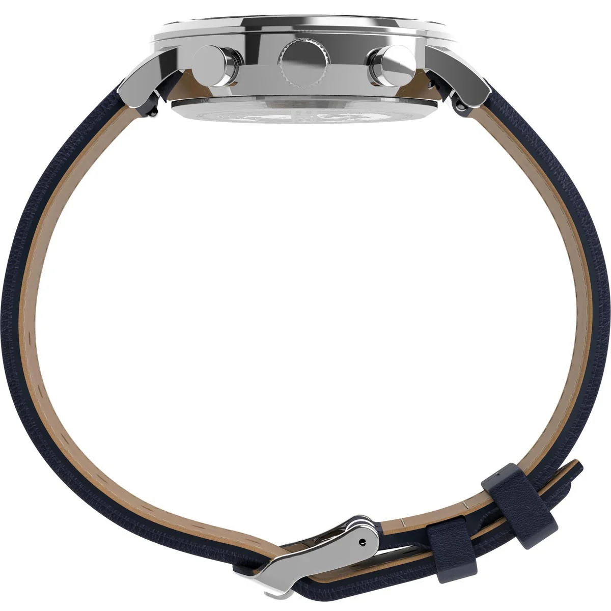 Timex Multifunctonal Men's Analog Blue Dial Coloured Quartz Watch, Round Dial with 40 mm Case width - TW2U04700UJ - Image 3