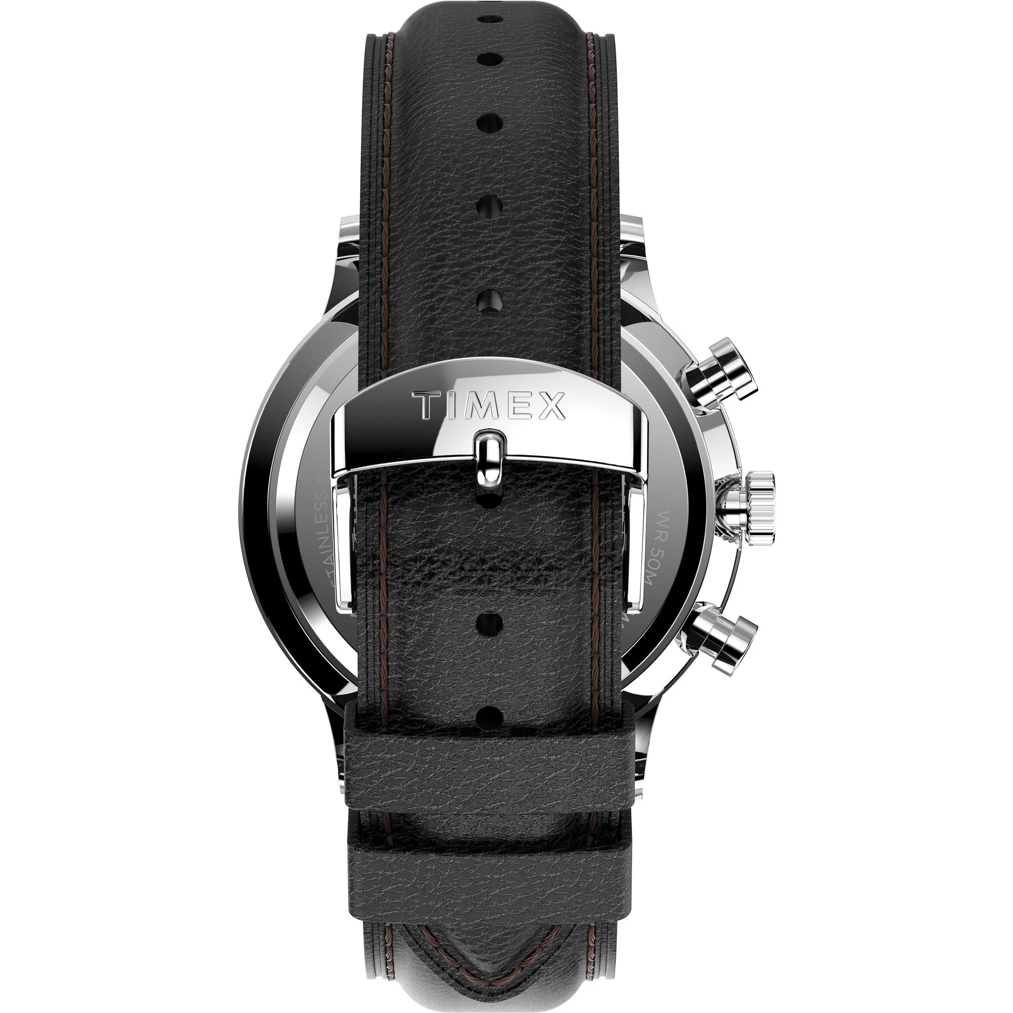 Waterbury Classic Chronograph 40mm Leather Strap Watch - Image 8