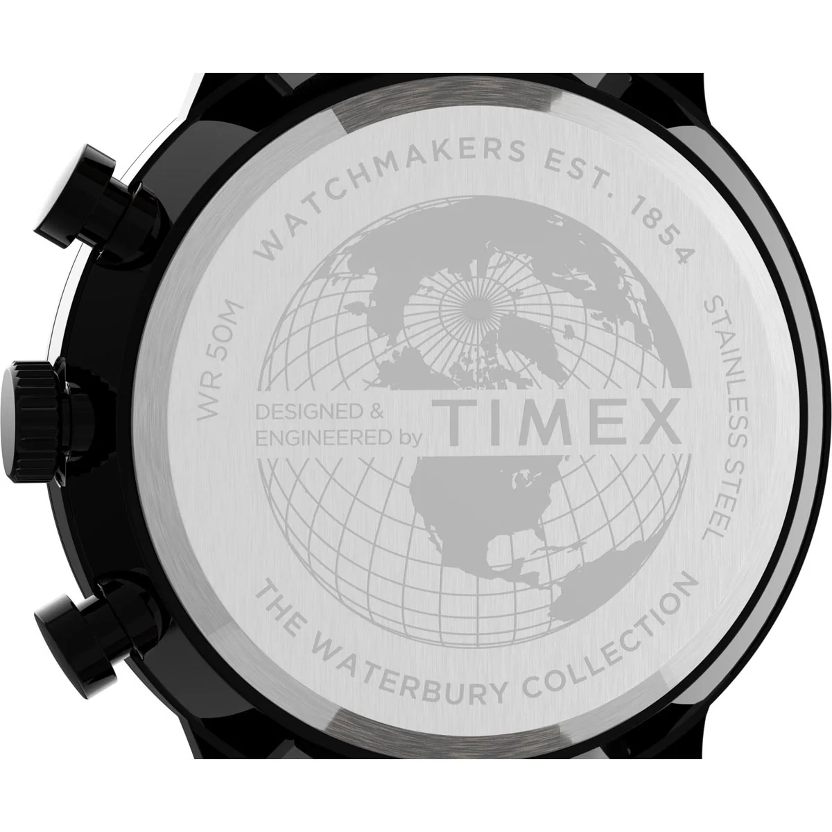 Timex Heritage Collection Men's Quartz Analog Black Dial Round Case Chronograph Function  Watch -TW2U04800 - Image 5