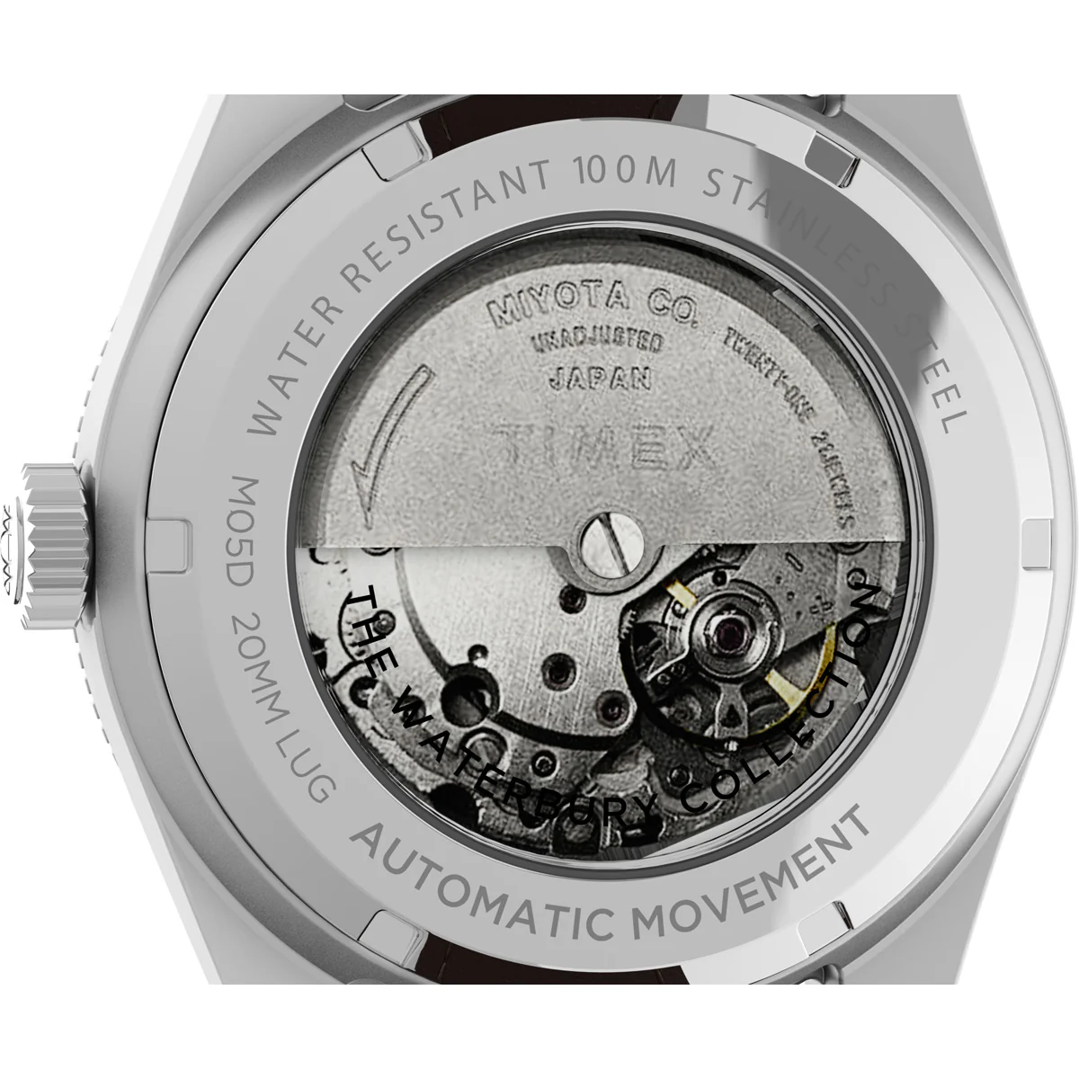 Timex Heritage Collection Men's Mechanical Automatic Wind Stainless Steel Dial Round Case Automatic Function Watch -TW2V24800 - Image 5