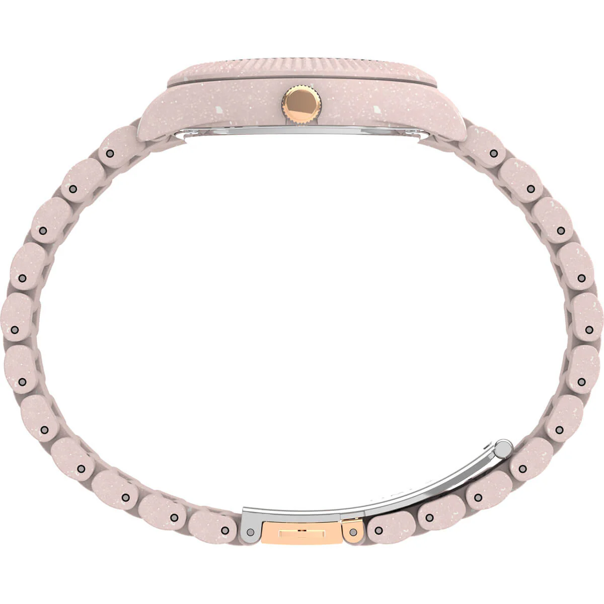 Timex Heritage Collection Women's Quartz Analog Pink Dial Round Case Ocean-Plastic Function Watch -TW2V33100X6 - Image 3