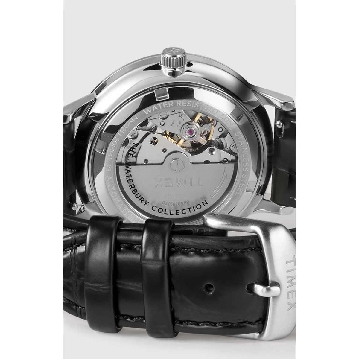 Timex Heritage Collection Men's Mechanical Automatic Wind Stainless Steel Dial Round Case Automatic Function Watch -TW2T69600 - Image 3