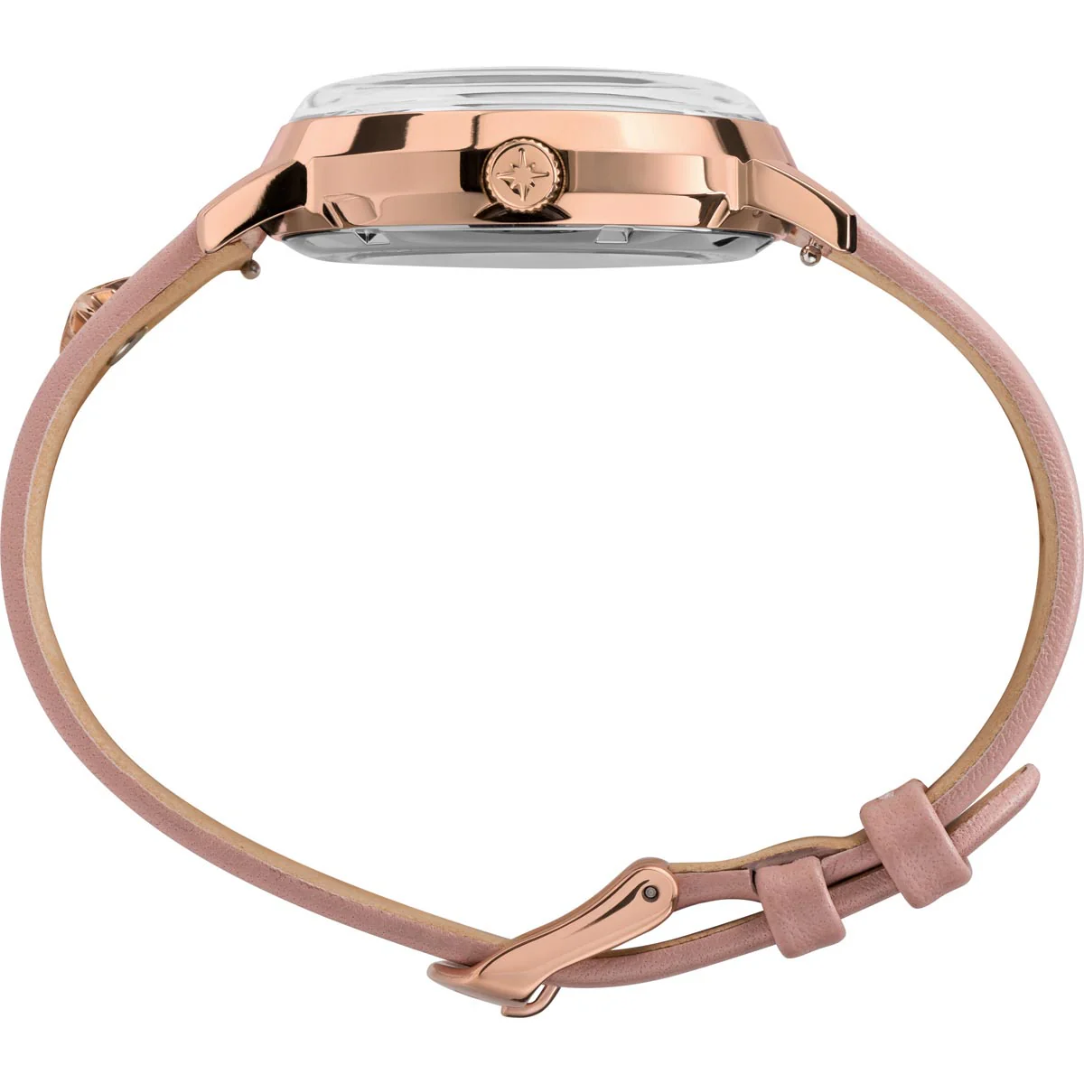 Timex Global Women's Rose Gold-Tone Dial  Case Automatic Function Watch -TW2U54700 - Image 2